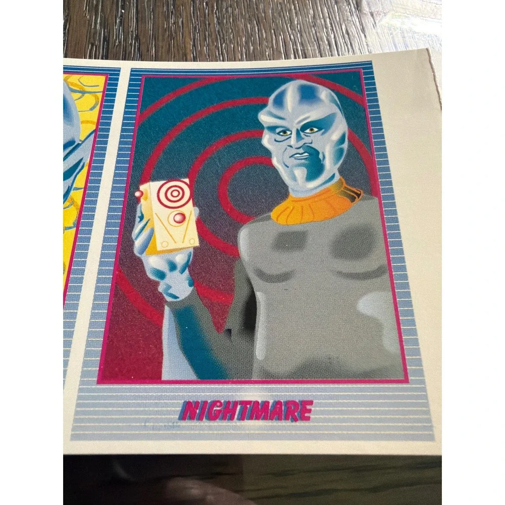 1992 Cult Television Series 1 Promo 4-Card Uncut Sheet‎ Comic Zone Productions